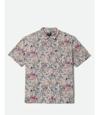 BRIXTON BRIXTON - CRU PRINT WOVEN (GRAFFITI)