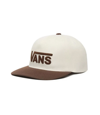 VANS VANS - DROP V LOGO SNAPBACK CAP (VINTAGE CACAO)