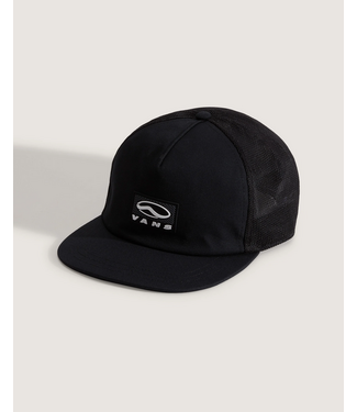 VANS VANS - SIDESTRIPE UNSTRUCTURED TRUCKER CAP (BLACK)