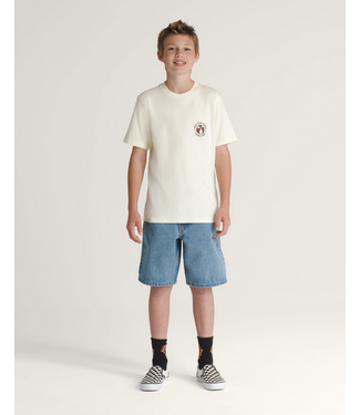 VANS VANS - CHECK-5 BAGGY KID DENIM SHORT (STONEWASH BLUE)