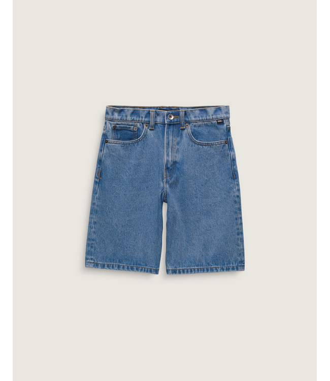 VANS VANS - CHECK-5 BAGGY KID DENIM SHORT (STONEWASH BLUE)