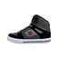 DC SHOES DC SHOES - PURE HIGH TOP WC (GRIS/NOIR/ROUGE)