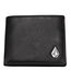 VOLCOM VOLCOM - SINGLE STONE LEATHER WALLET (BLACK)