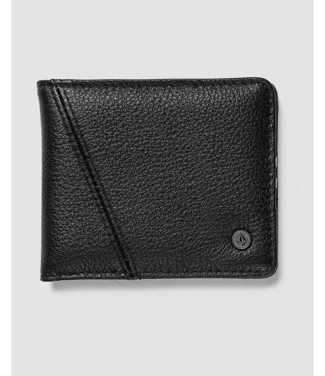 VOLCOM VOLCOM - PAY-A-PAL LEATHER BIFOLD WALLET