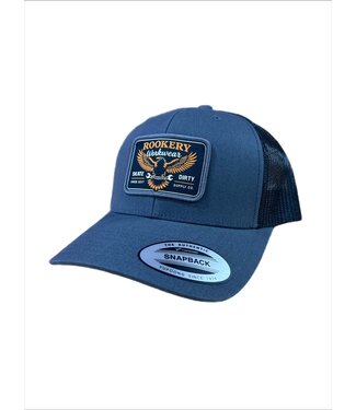 ROOKERY ROOKERY - WORKWEAR CASQUETTE TRUCKER (CHARBON/NOIR)