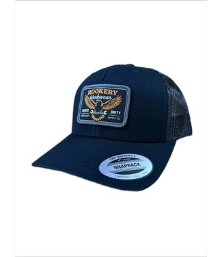 ROOKERY ROOKERY - WORKWEAR CASQUETTE TRUCKER (NOIR)