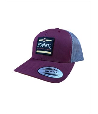 ROOKERY ROOKERY - CASTLE TRUCKER CAP (BURGUNDY/CHARCOAL)