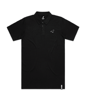 ROOKERY ROOKERY - SMALL LOGO CHAD POLO (BLACK)