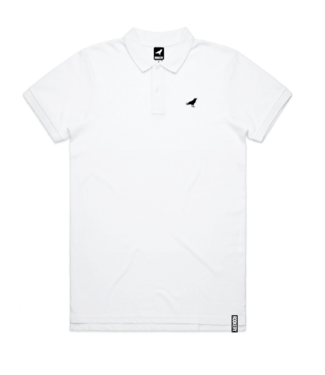 ROOKERY ROOKERY - SMALL LOGO PIQUE POLO (WHITE)