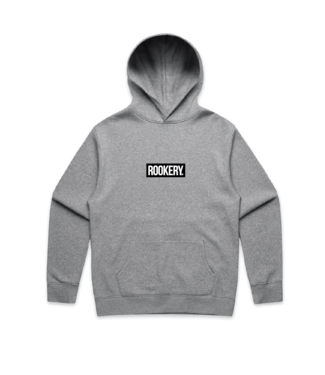 ROOKERY ROOKERY - BLOC PATCHE HOODIE (HEATHER GREY)