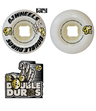OJ OJ WHEELS - DOUBLE DURO WHITE 101A/95A 54MM