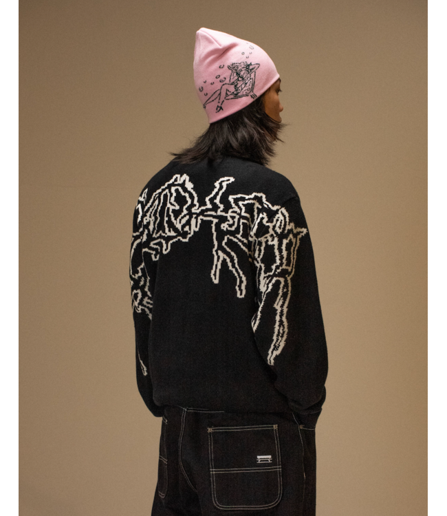 JACKER JACKER - SKELETON KNIT SWEATER (BLACK)