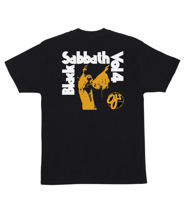 OJ OJ WHEELS - LISTEN TO BLACK SABBATH TEE (BLACK)