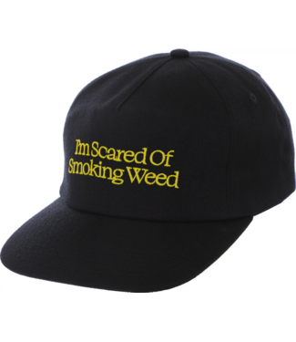 JACUZZI UNLIMITED JACUZZI UNLIMITED - SCARED OF SMOKING WEED SNAPBACK CAP (BLACK)