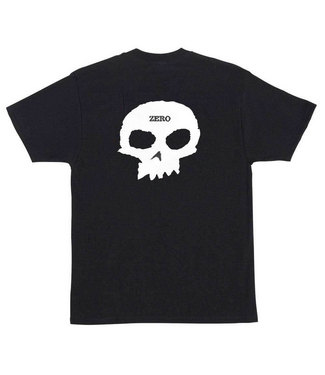 ZERO ZERO - SINGLE SKULL TEE (BLACK)