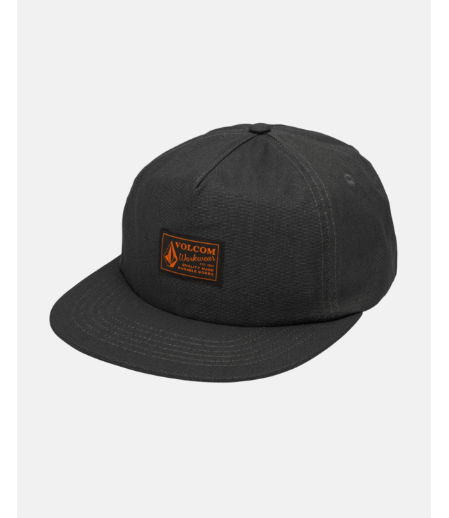 VOLCOM VOLCOM - WORKWEAR SNAPBACK CAP (ANTIQUE BLACK)