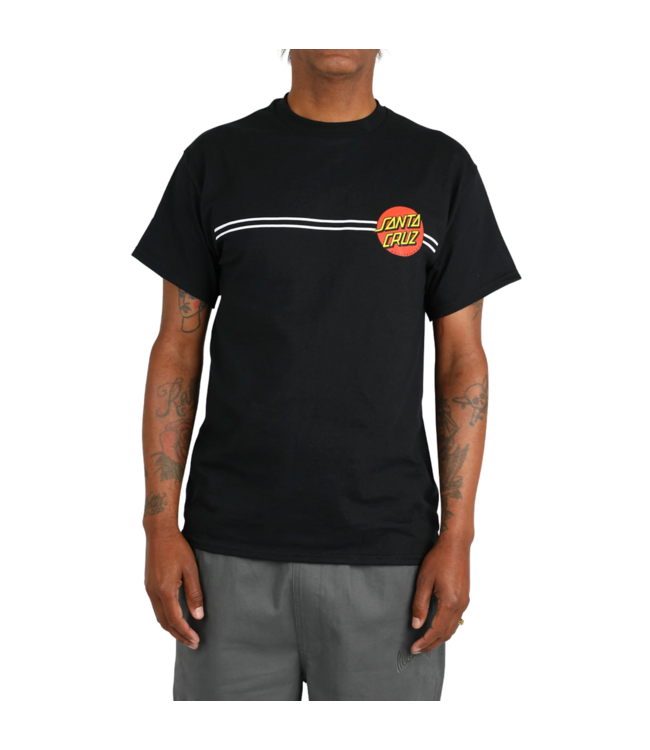 SANTA CRUZ SANTA CRUZ - CLASSIC DOT TEE (BLACK)
