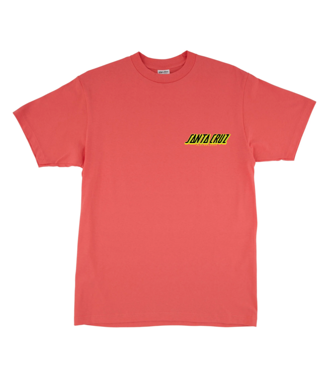 SANTA CRUZ SANTA CRUZ - ROSKOPP CRUZ CONTROL TEE (CORAL)