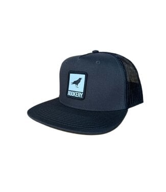 ROOKERY ROOKERY - CORPO TRUCKER STOCK CAP (CHARBON/BLACK)