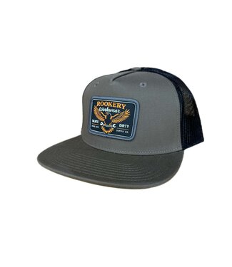 ROOKERY ROOKERY -  WORKWEAR TRUCKER FRAME CASQUETTE (NOYER/NOIR)