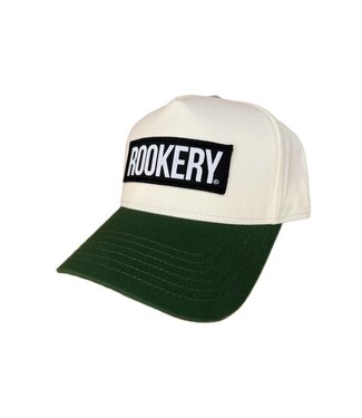 ROOKERY ROOKERY - BLOCK FRAME CASQUETTE (NATUREL/VERT)