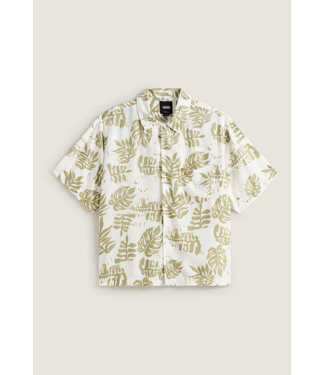 VANS VANS - VAN DOREN PRINTED CAMP 3 SHIRT (SOFT SAGE)