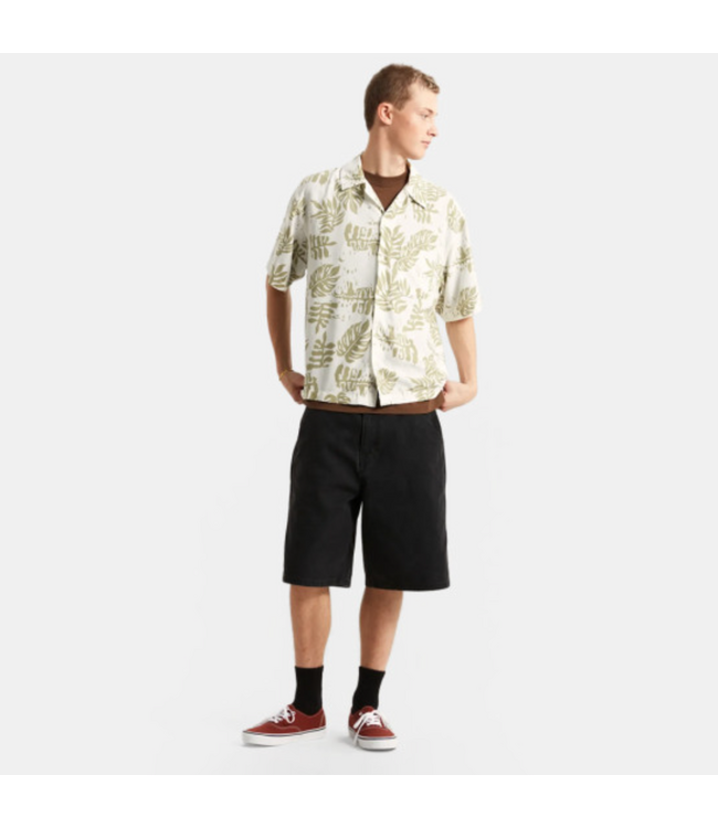 VANS VANS - VAN DOREN PRINTED CAMP 3 SHIRT (SOFT SAGE)