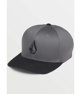 VOLCOM VOLCOM - FULL STONE FLEXFIT CAP (ASPHALT BLACK)