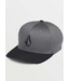 VOLCOM VOLCOM - FULL STONE FLEXFIT CAP (ASPHALT BLACK)