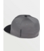 VOLCOM VOLCOM - FULL STONE FLEXFIT CAP (ASPHALT BLACK)