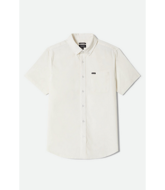 BRIXTON BRIXTON - SANFORD OXFORD S/S WOVEN (OFF WHITE)