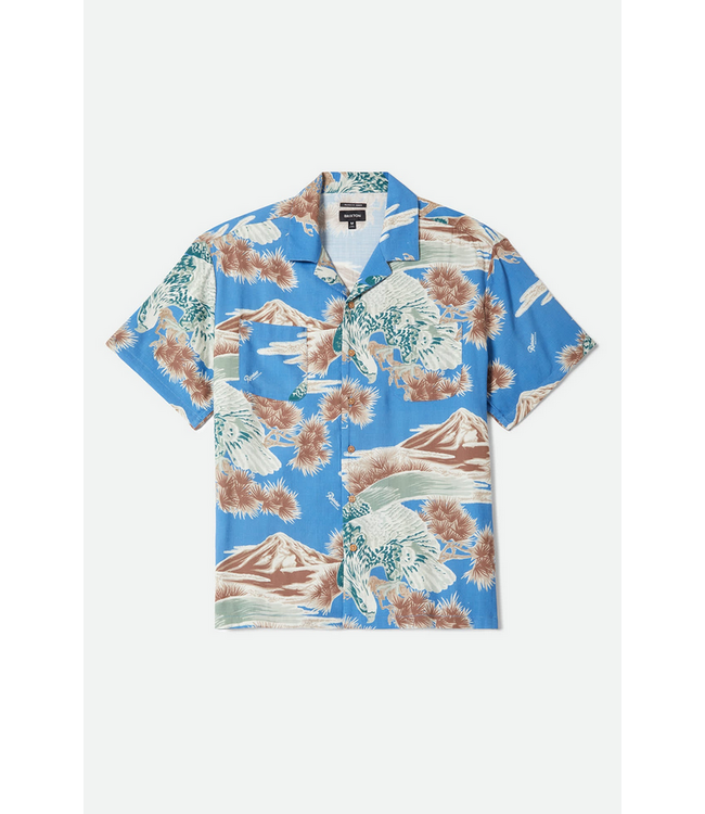 BRIXTON BRIXTON - RAINIER S/S WOVEN (BLUE SKY)