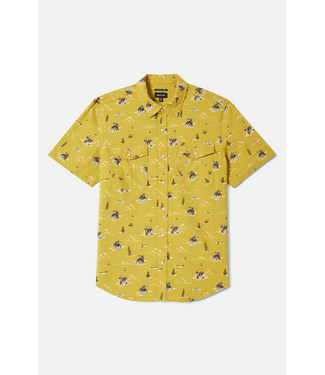 BRIXTON BRIXTON - LONE STAR S/S WOVEN (TEXAS GOLD)
