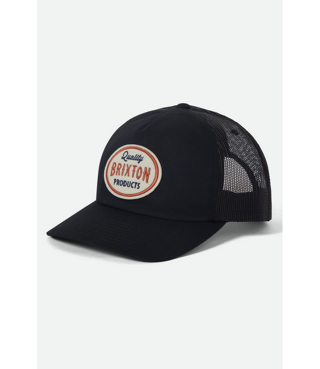BRIXTON BRIXTON - HENRY MP TRUCKER CAP (BLACK/ BLACK)