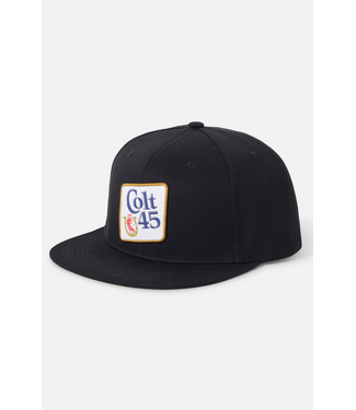 BRIXTON BRIXTON - COLT 45 SNAPBACK CAP (BLACK)