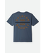 BRIXTON BRIXTON - OATH V STANDARD TEE (OCEAN BREEZE)
