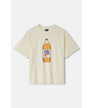 BRIXTON BRIXTON - COLT 45 FORTY OZ OVERSIZED TEE (NATURAL)