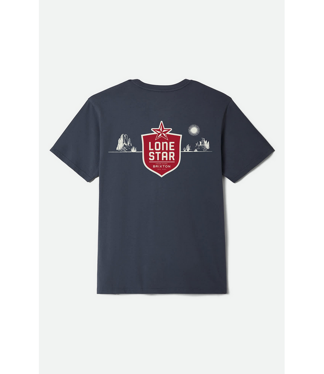 BRIXTON BRIXTON - LONESTAR DESERTSCAPE STANDARD TEE (NAVY)