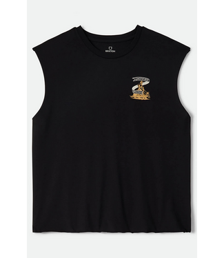 BRIXTON BRIXTON - LONESTAR ARMADILLO MUSCLE TEE (BLACK)