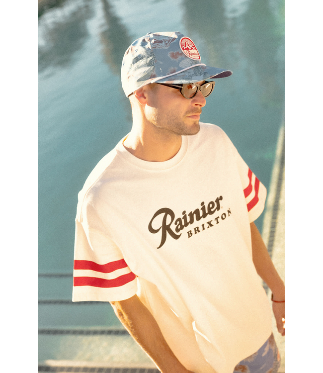 BRIXTON BRIXTON - RAINIER 1878 OVERSIZED TEE (NATURAL)