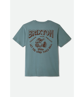 BRIXTON BRIXTON - GARNET STANDARD TEE (OCEAN BREEZE)