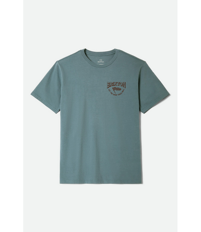 BRIXTON BRIXTON - GARNET STANDARD TEE (OCEAN BREEZE)