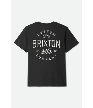 BRIXTON BRIXTON - FREMONT STANDARD TEE (VINTAGE BLACK)