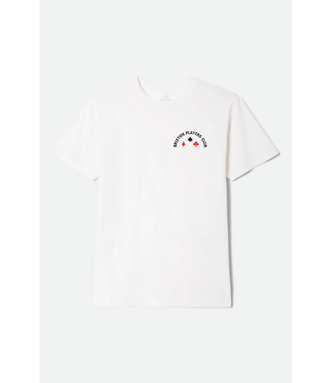 BRIXTON BRIXTON - VANGUARD STANDARD TEE (WHITE)