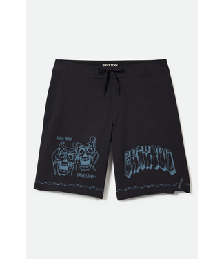 BRIXTON BRIXTON - BLITZ BOARDSHORT 21" (BLACK MASKS)