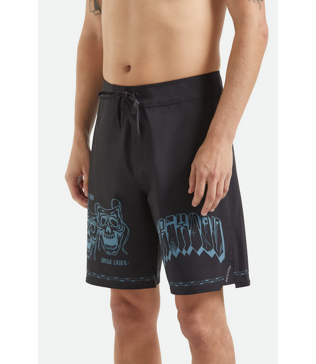 BRIXTON BRIXTON - BLITZ BOARDSHORT 21" (BLACK MASKS)