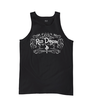 RED DRAGON RDS - TIMEWORN TANK (BLACK)