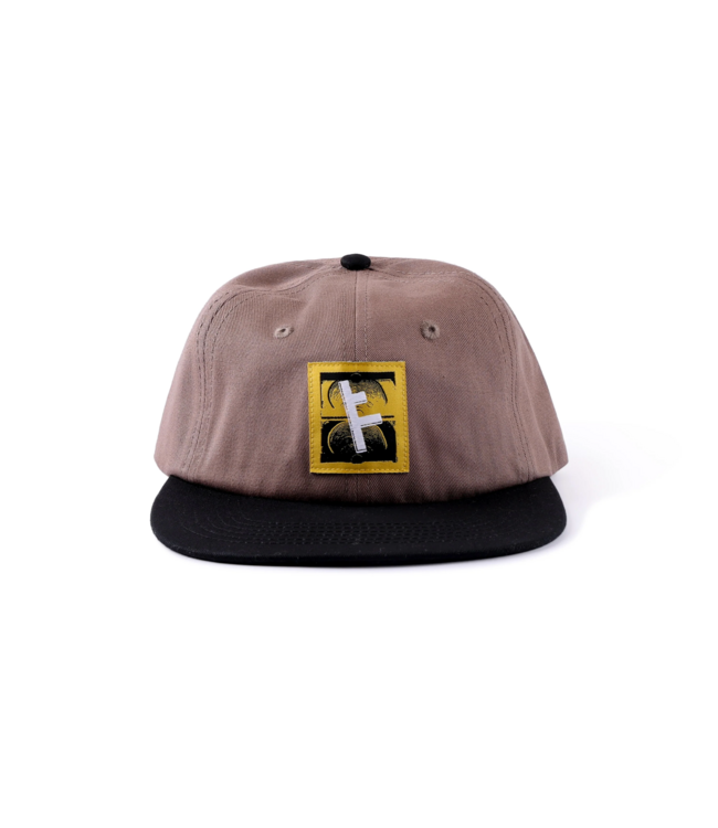 FORMER FORMER - SLANT F SNAPBACK CAP (BROWN)