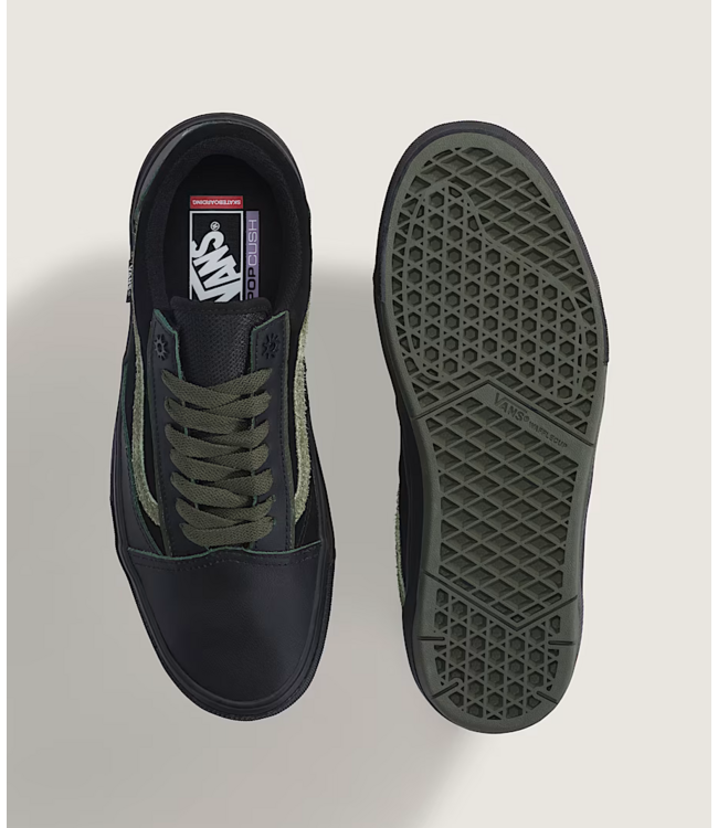 VANS VANS - SKATE OLD SKOOL WAFFLECUP (WILLOW/ GREEN/ BLACK)