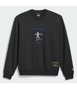 ADIDAS ADIDAS - THRASHER X AFA CREWNECK (BLACK)